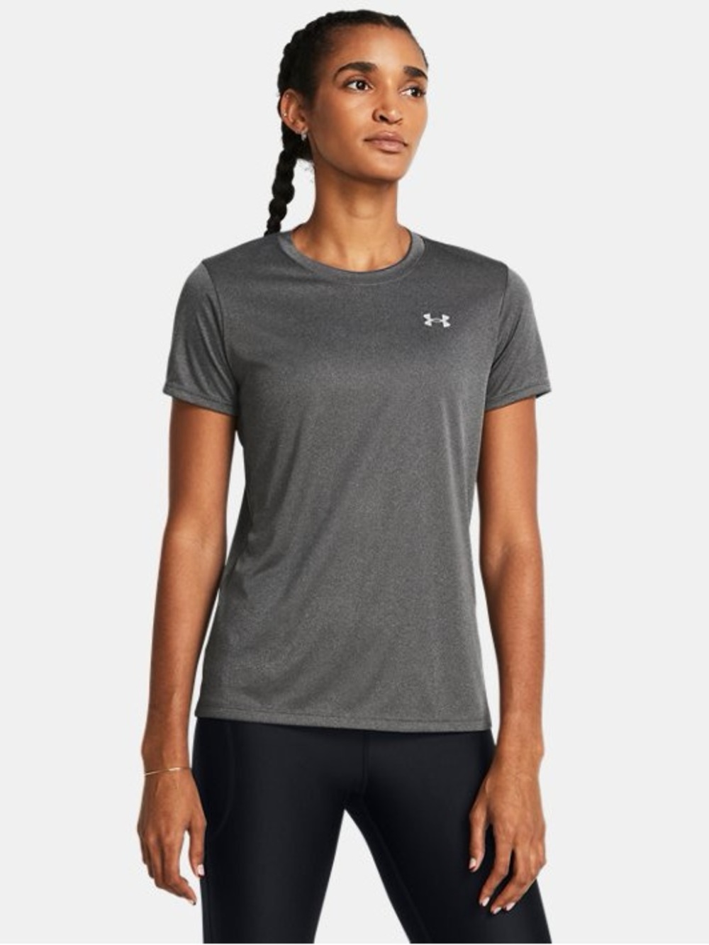 Under Armour Womens Tech Short Sleeve Tee - Gray size M